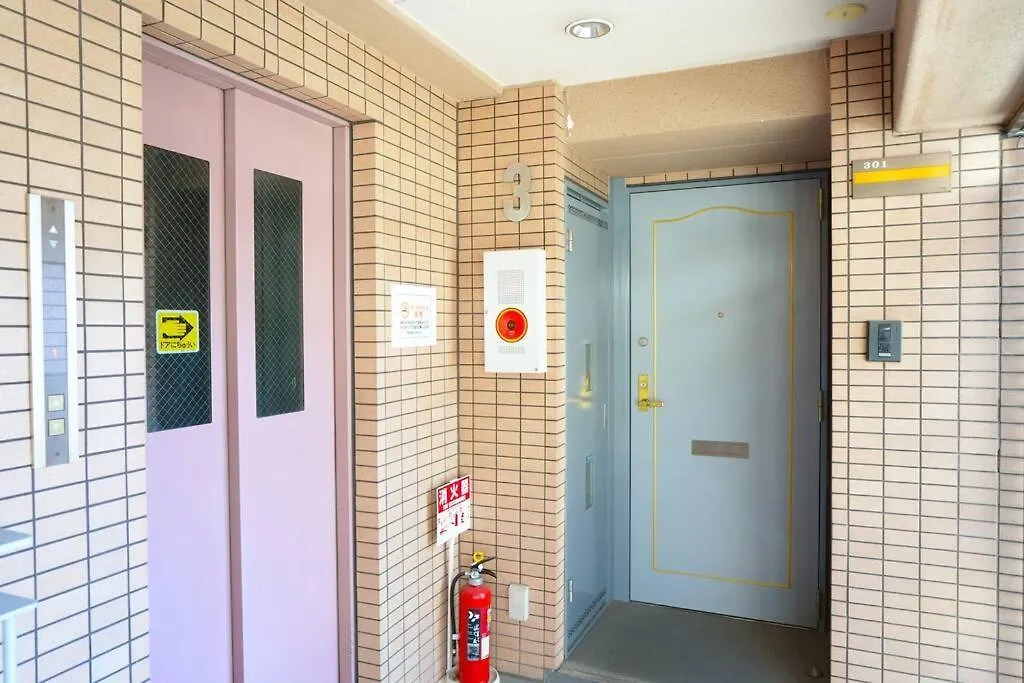 Appartement B301/大阪人气景点黑门市场步行6分钟，日本桥、难波、心斋桥、道顿堀步行可达